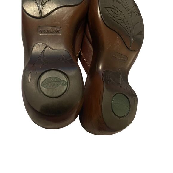 Nurture Aloha Womens Brown Slides Slip-On Leather Clogs Shoes Size 7.5M - Picture 7 of 16